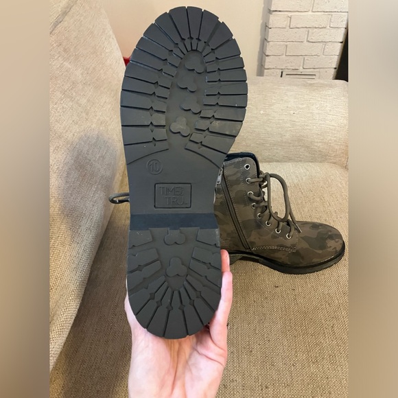 Women’s camo combat moto boots - Picture 3 of 4